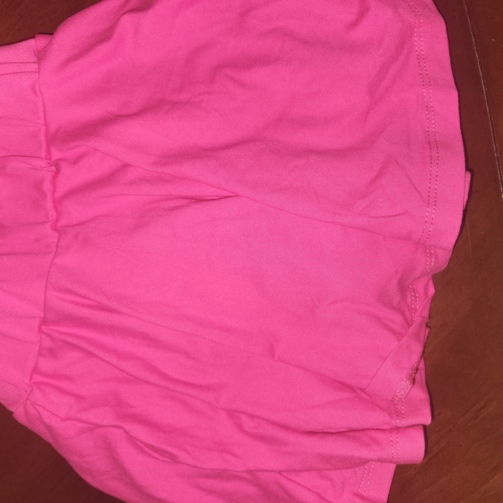 Girls' Pink Skort - Comfortable Everyday Playwear